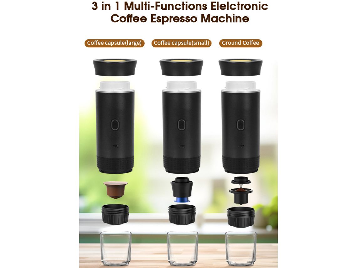 Cafetera Portatil 3 En 1 Sin Estuche