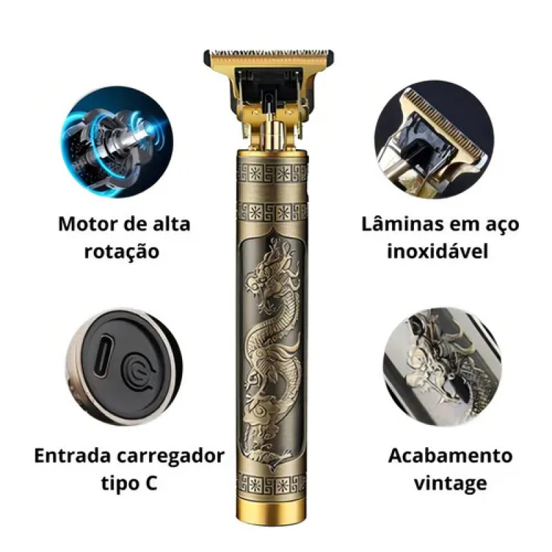 Cortador de Cabello Dorado  Iwoo