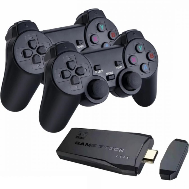 Game Stick 4K con 2 controles