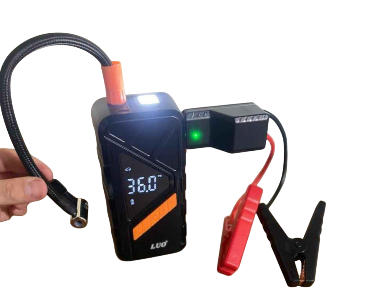 Compresor de Aire y Acople Port&aacute;til