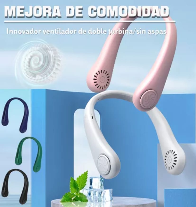 VENTILADOR DE CUELLO RECARGABLE