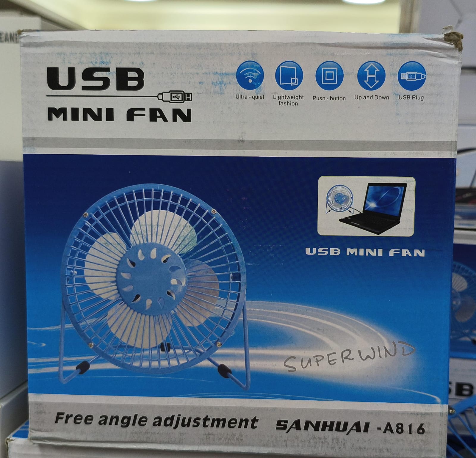 Mini Ventilador USB de Escritorio