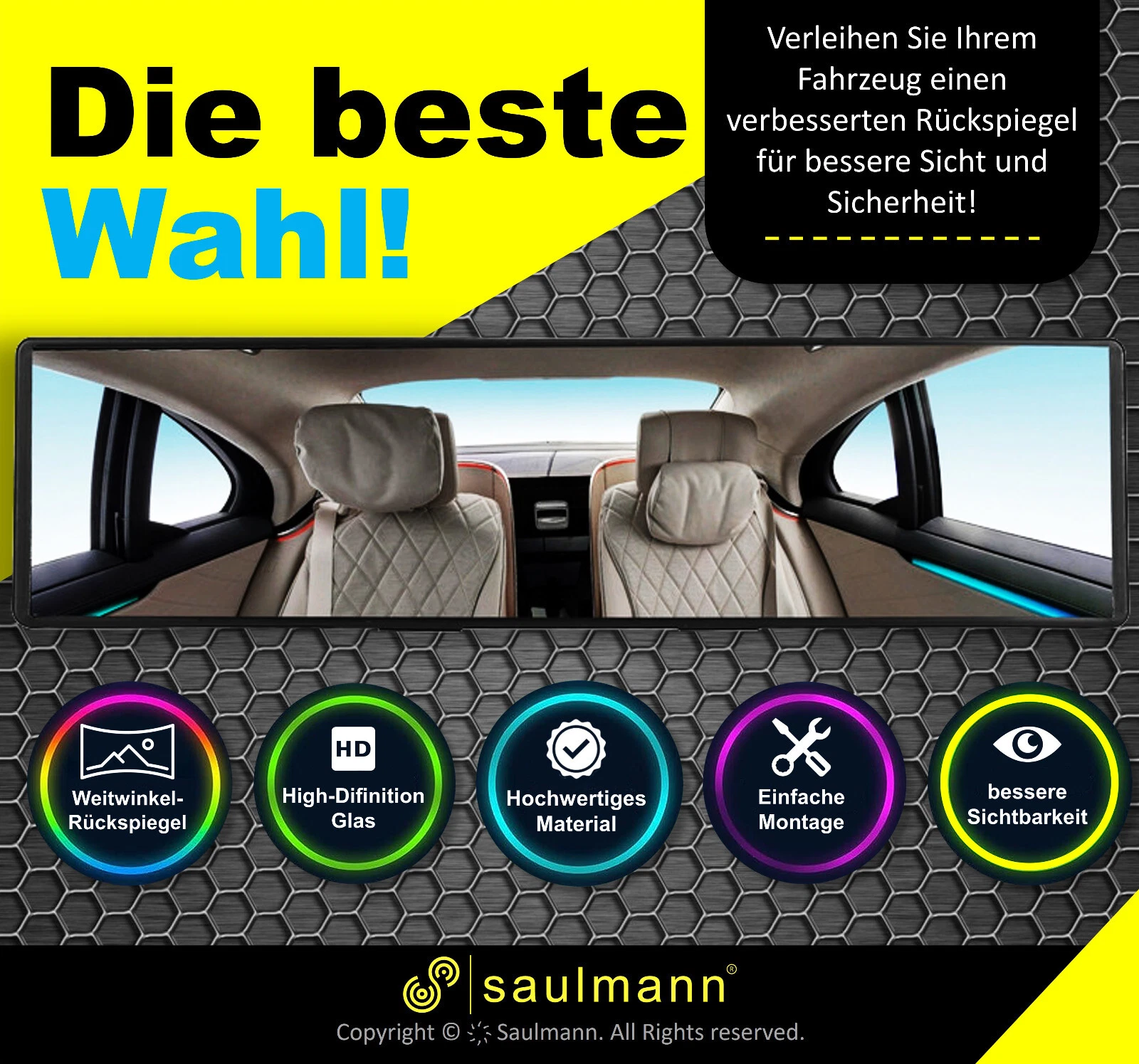 ESPEJO RETROVISOR PANORAMICO