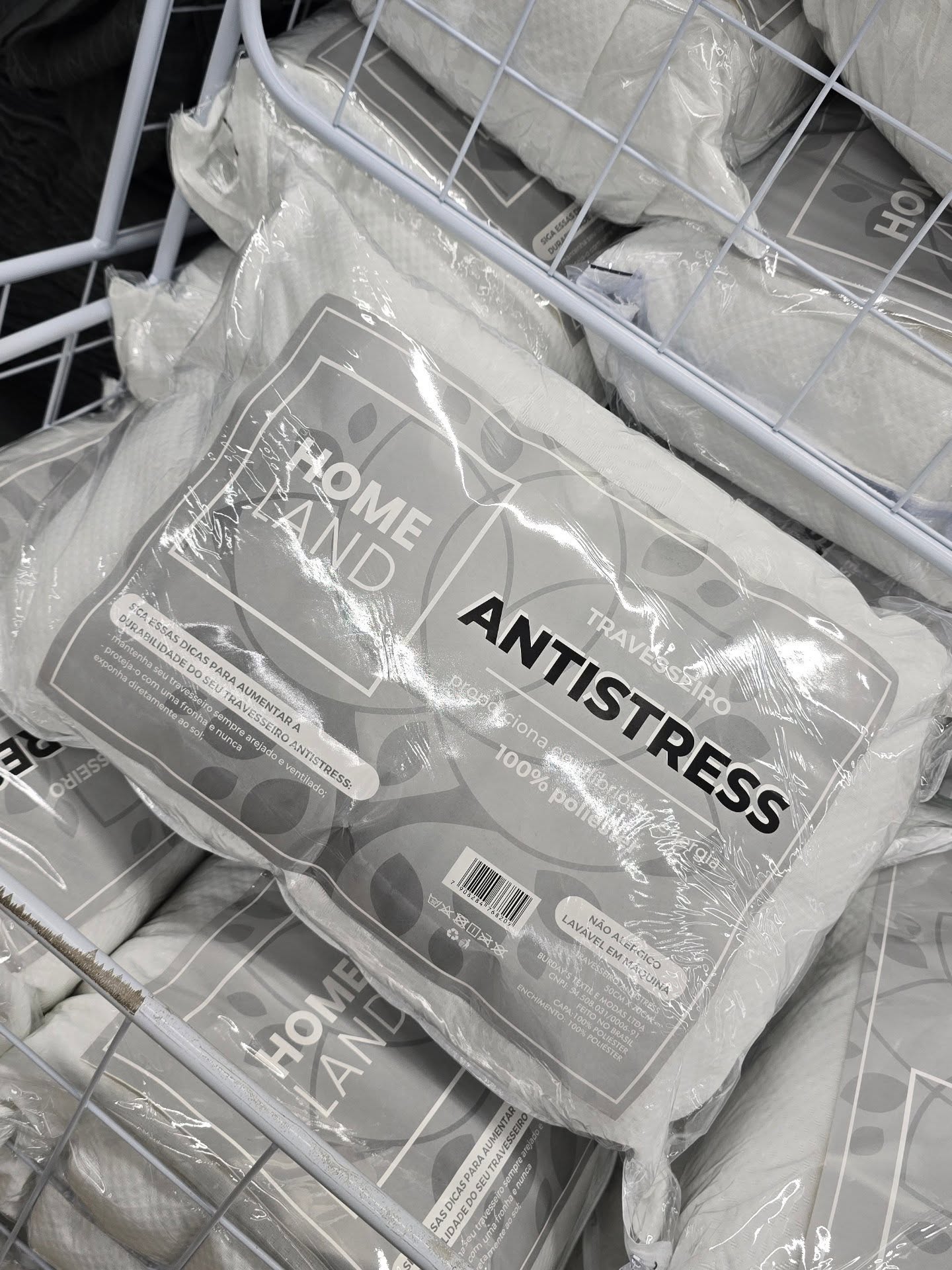 ALMOHADA ANTISTRESS 0.50X0.70 - BLANCO