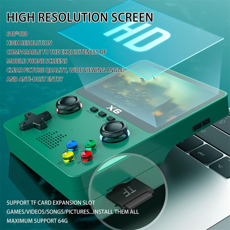 Consola de juegos X6 3D 32GB